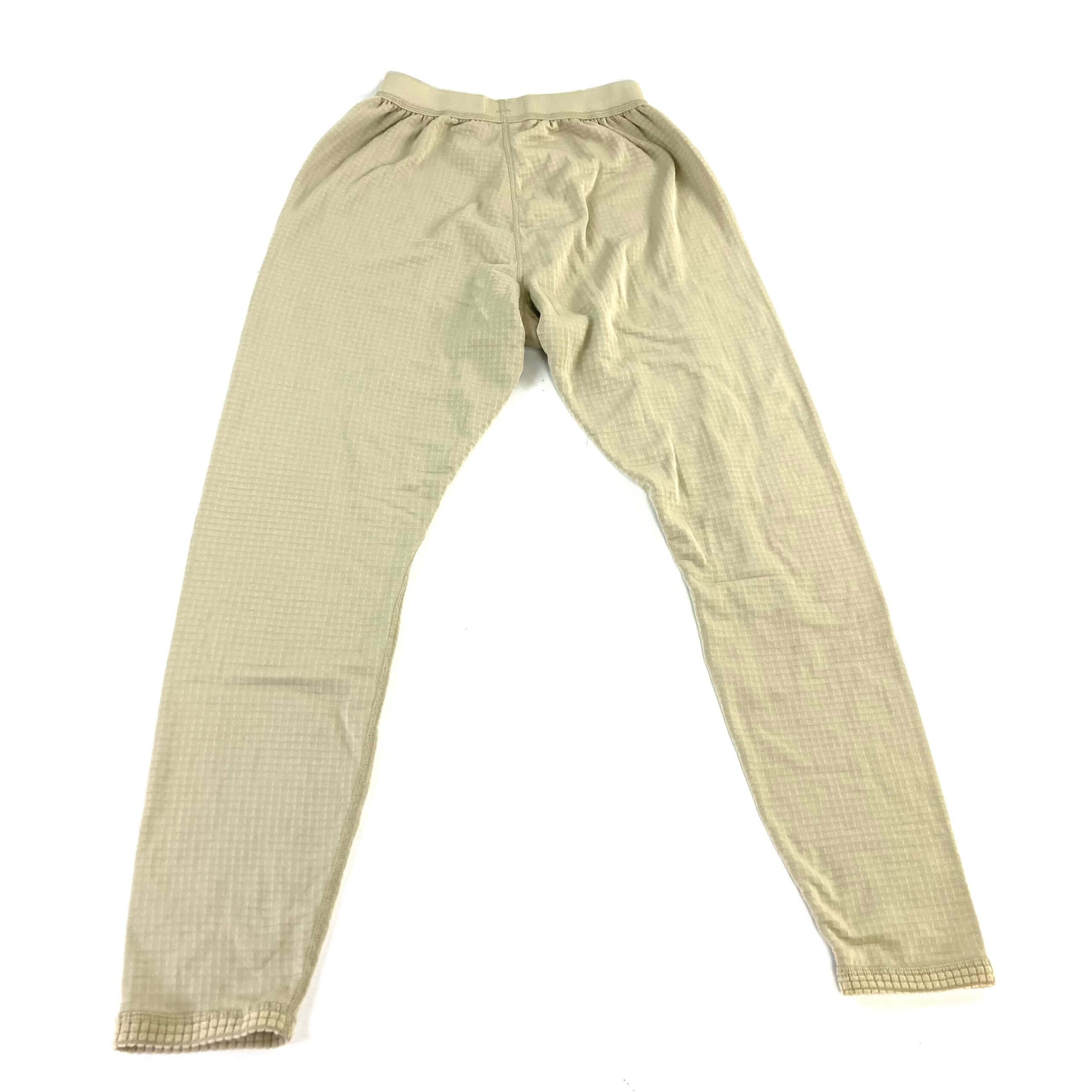 US Army Level 1 Base Layer Bottoms, Sand Tan [Genuine Issue Thermals]