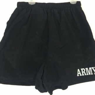 Army PT Shorts, IPFU Physical Fitness Training Trunks, Black