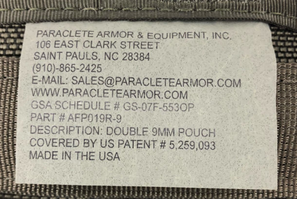 Paraclete Smoke Green Double 9mm Magazine Pouch - FAST delivery!