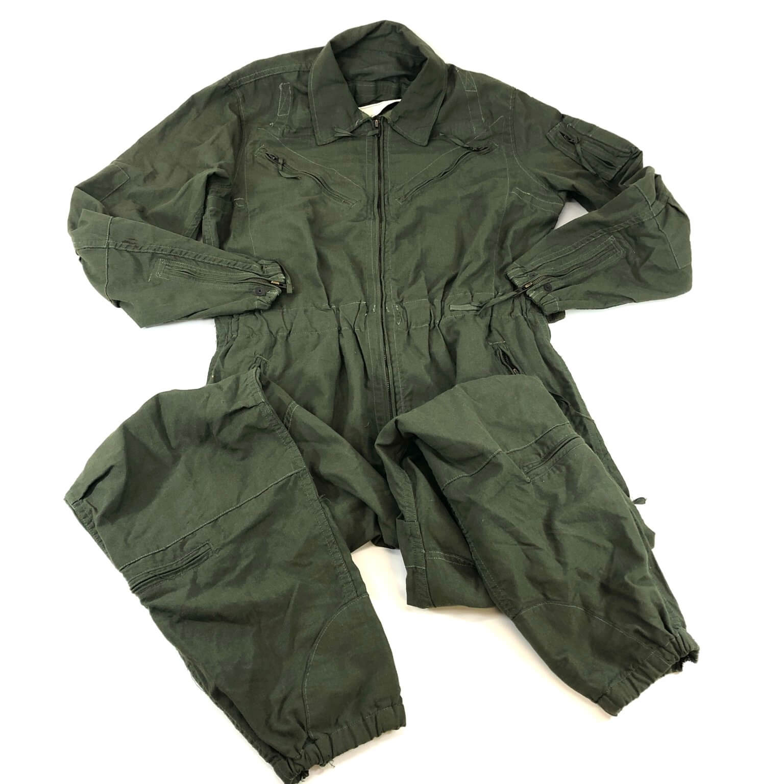 USGI Combat Vehicle Crewman Coveralls, Fire Resistant, OD Green