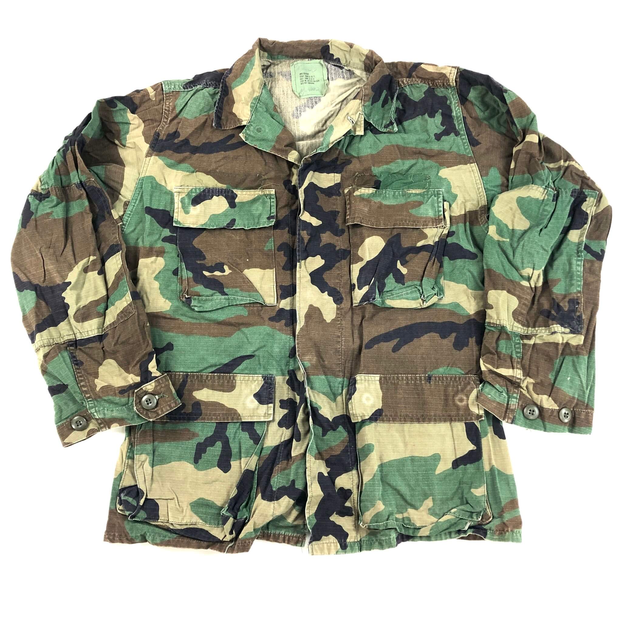 USGI Type III BDU Shirt, Hot Weather, Woodland Camo - Venture Surplus