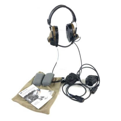 3M Peltor 88079 Comtac ACH Kit, Dual Comm, Coyote