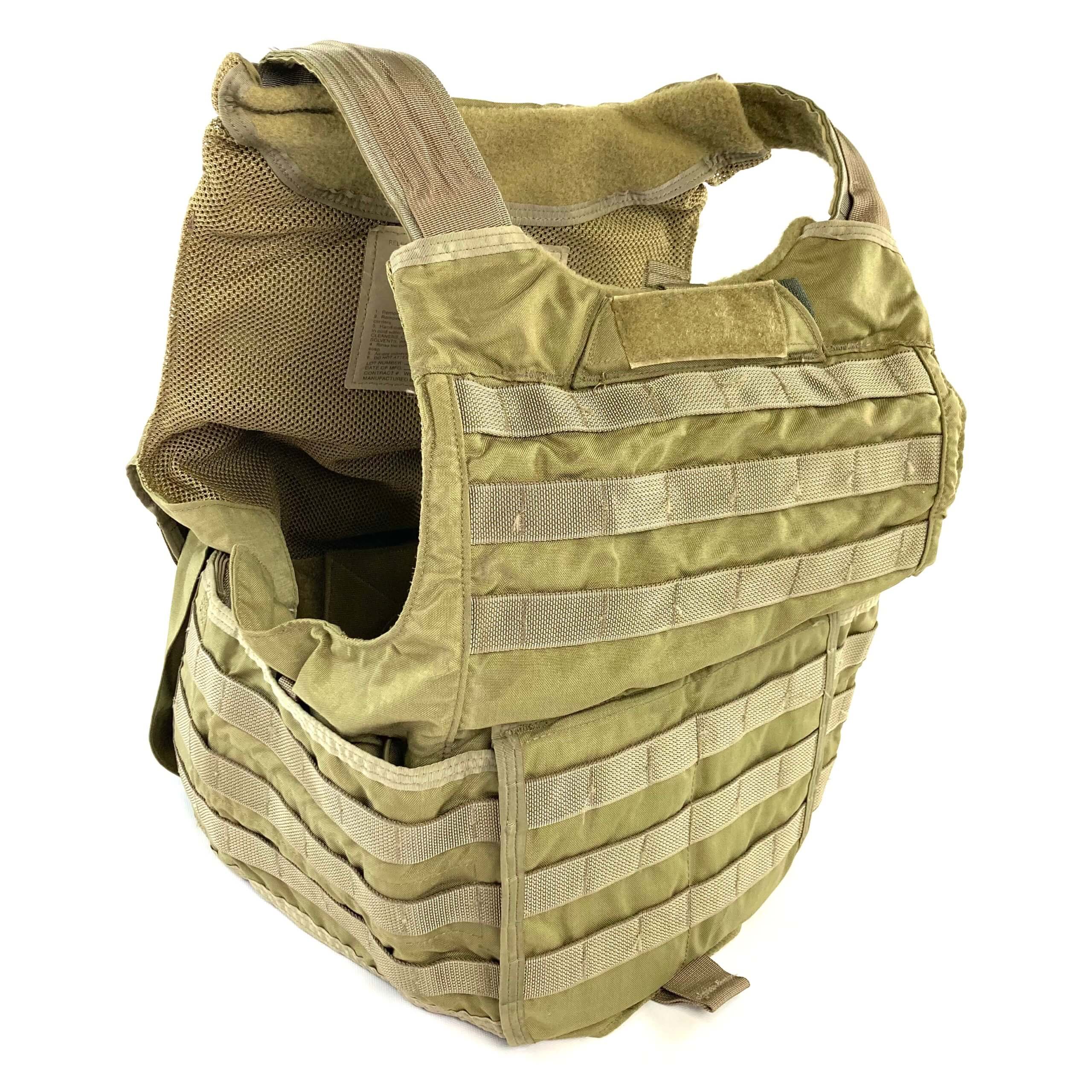 USGI Releasable Body Armor Vest, RBAV, Khaki - Venture Surplus