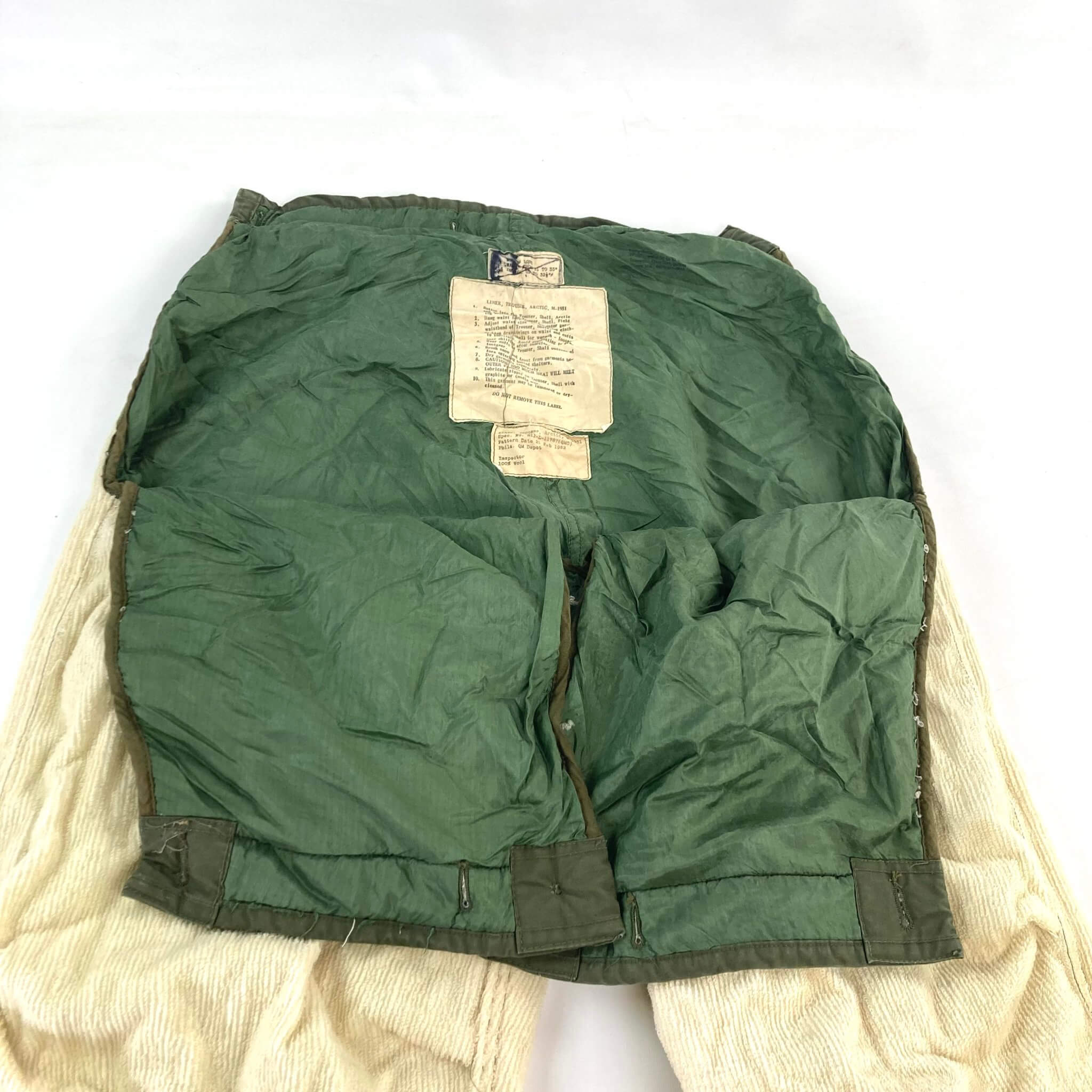 USGI M1951 Arctic Pants Liner - Venture Surplus