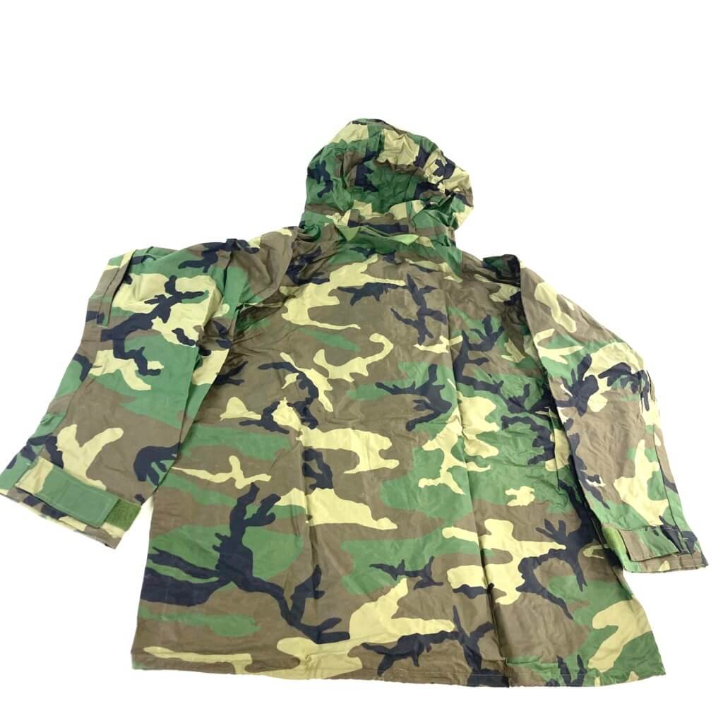 USGI Improved Rainsuit Jacket, Woodland Camo - Venture Surplus