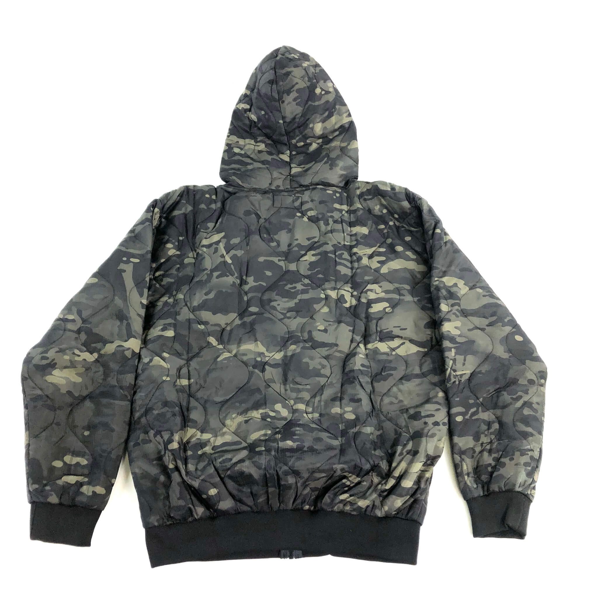 Woobie Gear Zippered Woobie Jacket, Black Camouflage - Venture Surplus