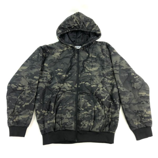 Woobie Gear Zippered Woobie Jacket, Black Camouflage - Venture Surplus