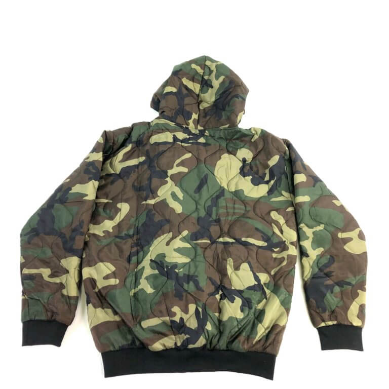 Woobie Gear Zippered Woobie Jacket, Woodland Camouflage - Venture Surplus