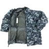 NAVY NWU Type 1 Parka Jacket Blue Digital Camo Navy Working