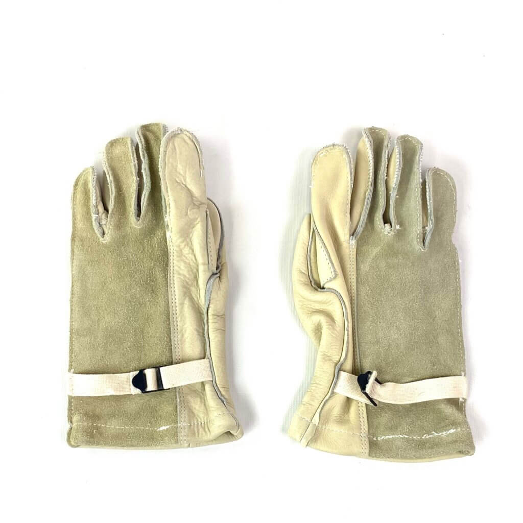 USGI Heavy Duty Cattle Hide Work Gloves Venture Surplus