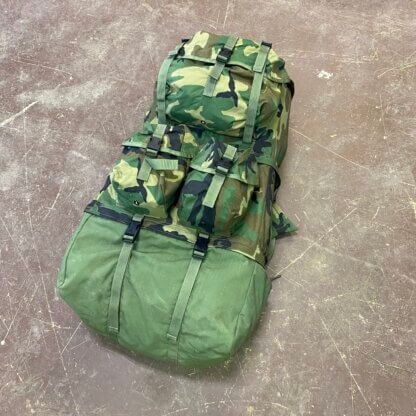 USGI Mounted Crewman Compartmented Bag, MCCEB, Woodland Camo