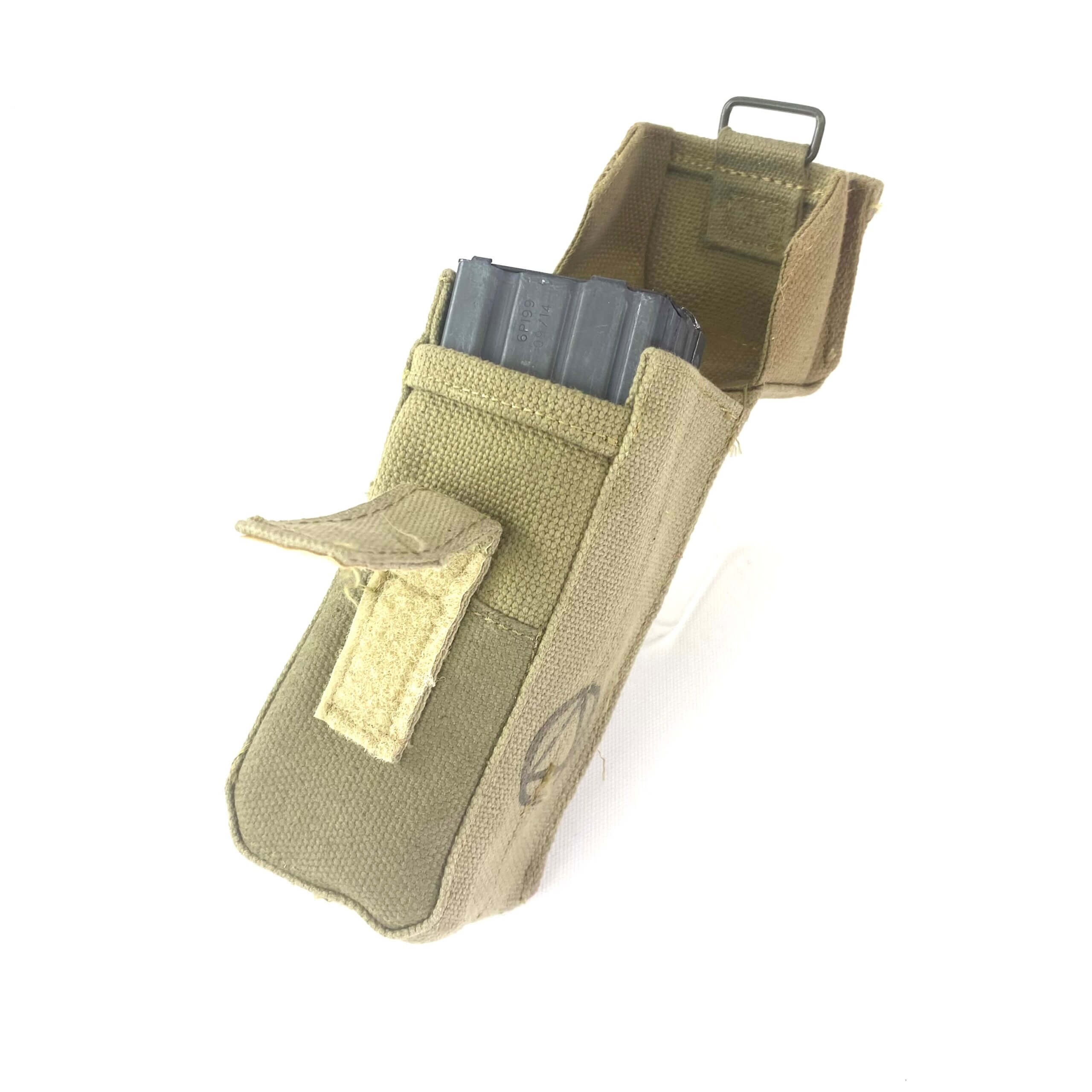 Israeli IDF Canvas Double Mag Pouch - Venture Surplus