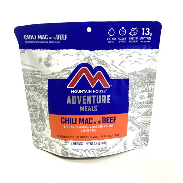 Mountain House Adventure Meal, Chili Mac With Beef - Venture Surplus