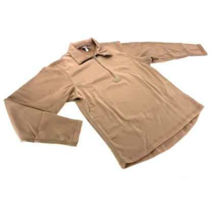 Tru-Spec Level 2 Grid Fleece Pullover, Coyote Brown - Image 3