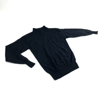 US Navy Wool Sweater, Black - Image 3